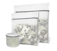 de lavandería de malla de panal para prendas delicadas, bolsas de lavado para medias, chaquetas, abrigos, mantas, colchas, sábanas, extra fuertes, extra grandes (10 Set-3S+3M+3L+XL)