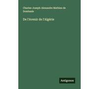 De l'Avenir de l'Algérie