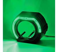 de LED Cuadrada 2.5" para Faros para drl de LED Cuadrada 2.5"(Green) | para forma cuadrada precisa, función para drl, visibilidad diurna, ajuste , para estilo deportivo