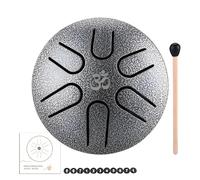 de lengua, tambor de lengua de acero | Tambor de lengua de 6 notas | Kit de instrumentos musicales de batería de mano de 3 pulgadas para concierto de yoga de meditación