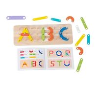 de Letras - Bloques de construcción Surtidos de Forma de 265/350 g, de Forma de Madera con números apilables para la motricidad de los bebés niñas, cumpleaños, Aula de