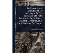 De L'industrie Ardoisière En Belgique Et Des Remèdes Les Plus Efficaces Qu'il Serait Urgent D'appliquer À La Situation Critique...