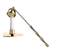 de llama de vela: herramienta de extinción a prueba de polvo estilo campana, accesorios para velas para reducir el humo, cubierta de vela ignífuga, elegante tapón de metal | Para el hogar