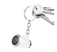 de llave de metal genérico - Aircraft Engine Turbine Keychain, giratorio Turbofan colgante, Metal Ornament | Hangable Keyring For Purse Handbag Wallet Keys Mobile Phones Backpacks Rearview