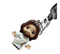 De Llave En Forma De Personajes - Jesús 2D Anillo De Llave Acrílico Llavero Colgante | Bendición Bolsa Charm para Decoración De Hogar Pequeño,Para, b, Se référer au descriptif
