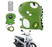 de Llavero - Protector de Dinosaurio de 3,0 Pulgadas | para Llave de Silicona - Piel Moldeada auténtica Universal 1:1 para Motocicletas, Esta Verde Flexible es Ideal para Hacer tu