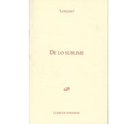 De lo sublime (Colección Clásicos Dykinson. Serie Textos)