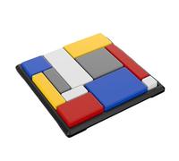 De Lógica: Juego Compacto De 13,5 X 13,5 Cm, Tablero De Habilidades De ABS, De Entrenamiento De Pensamiento Lógico con Enfoque En Desafíos Educativos | Juguete De In