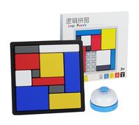 de lógica - Juguete de Desarrollo de Inteligencia | Bloques de de Entrenamiento de Pensamiento lógico de 5,31 Pulgadas, Juego Educativo de Habilidades cognitivas para niños,