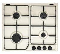 DE LONGHI FFS46ASV Quemador Encimera A Gas 60CM 4 Fuegos Rejillas Esmalte Arena