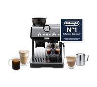 De’Longhi La Specialista Arte - Cafetera Espresso con Espumador de Leche Manual, 3 Bebidas con Solo un Toque, Molinillo con 15 Niveles, Kit de Barista, Negro Metalizado (EC9152.BK)