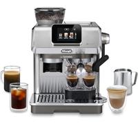De’Longhi La Specialista Touch - Perfetto Cafetera Espresso, Molinillo Integrado, 10 Bebidas One-Touch, Cold Brew, Espumador Leche Automático y Manual, Pantalla Táctil, Metal (EC9455.M)