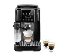 De’Longhi Magnifica Start - Perfetto Cafetera Superautomática, LatteCrema Jarra de leche automática, 4 Bebidas One-Touch, Controles Soft Touch, Negro y Gris (ECAM222.60.BG)