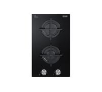 DE LONGHI NSL230NC Cocina De Gas Integrada 30 Cm 2 Fuegos Vitrocerámica Negra