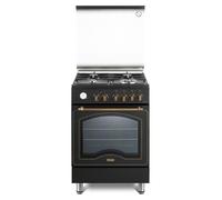 DE LONGHI PEMA664CLSG Cocina A Gas 60Cm 4 Fuegos Horno Eléctrico Antracita CE A