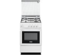 De Longhi SGW554GNN Cocina 50x50x85 Cm Blanco Horno A Gas 4 Quemadores