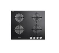 DE LONGHI SLF4R60LN2 Cocina De 4 Quemadores Negro Con Rejillas Esmaltadas