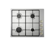 DE LONGHI YLG60L Cocina De 4 Fuegos Acero Inoxidable Rejillas Esmaltadas