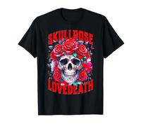 De Los Muertos La Catrina Day of The Dead Rose Sugar Skull Camiseta