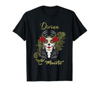 De Los Muertos La Catrina Day of The Dead Sugar Skull Women Camiseta
