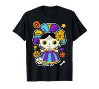 De Los Muertos La Catrina Day of The Dead Sugar Skull Women Camiseta