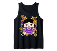 De Los Muertos La Catrina Day of The Dead Sugar Skull Women Camiseta sin Mangas