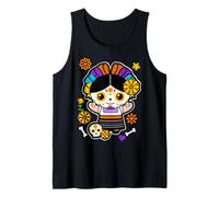 De Los Muertos La Catrina Day of The Dead Sugar Skull Women Camiseta sin Mangas