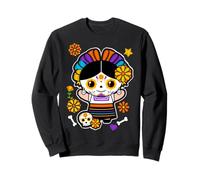 De Los Muertos La Catrina Day of The Dead Sugar Skull Women Sudadera