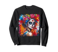 De Los Muertos La Catrina Day of The Dead Sugar Skull Women Sudadera