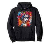 De Los Muertos La Catrina Day of The Dead Sugar Skull Women Sudadera con Capucha