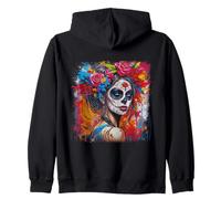 De Los Muertos La Catrina Day of The Dead Sugar Skull Women Sudadera con Capucha