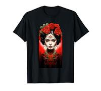 De Los Muertos La Catrina Día de Muertos Sugar Skull Women Camiseta