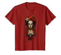 De Los Muertos La Catrina Día de Muertos Sugar Skull Women Camiseta