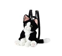 de lujo para gatos: estuche de piel, de mensajero humorístico, compañero decorativo portátil, contenedor personal ligero | excursiones de ocio, parque, estudiantes, novias