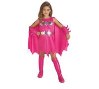 De Lujo para Niños Rosa Batgirl Disfraz Superhéroe Niña Halloween