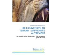 DE L'UNIVERSITÉ AU TERRAIN : APPRENDRE AUTREMENT: Du banc à la rue, le parcours d'un juriste en quête de sens
