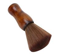 de Madera Cepillo de Barrido de Cabello Roto con Cerdas de Fibra Suave | Cepillo de Plato de Cuello para Peluquería de Salón | Diseño Suave y Amigable para la Piel para una Fácil Limpieza del Cabello