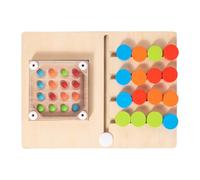 de Madera de combinación de Colores - Juego Educativo de Perlas para sacudir, de Madera para clasificación de Colores, para niños pequeños, Estudiantes, niños y niñas, para