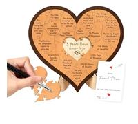 de Madera en Forma de Corazón,Regalo para Aniversarios y Fiestas,Puzzle para el Día de San Valentín - para Día de San Valentín Navidad Regalo Pareja Marido Mujer Padres Matrimonio Noche de Cita