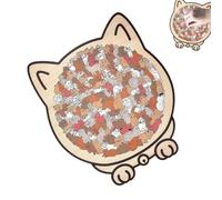 De Madera Gato 135 Piezas, Madera 3D, 9,33x8,58 Pulgadas, Juego De Lógica En Un Marco, para Adultos Niños