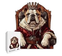 de Madera - L/M de Madera | de Madeřa, Juguetes coleccionables en Relieve para Perros, Juego de Rompecabeżas de Forma Irregular, para Familia, Adultos, Hombres, Mujeres