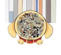 de Madera para Adultos | 135 Piezas,de Madera con Forma Irregular de Animales - para Ninos Tiempo Libre En Casa Fiesta Escuela Cumpleanos Familia Oficina