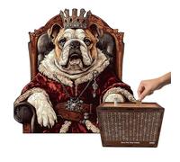 de madera para adultos - Arte decorativo en relieve de perro | de formas Bloque Familiar | Figura de animales 3D para mujeres y hombres, hogar, dormitorio, sala de estar