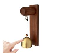 de Madera para Manualidades con Sonido - Campana Adhesiva para Puerta, Timbre de Puerta de comerciante, Campanas Adhesivas para Alerta de comerciante, decoración de Sonido de Madera, para el