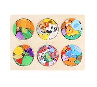 de madera para niños | Preescolar Motchsaw for Educational Mind Games Learning Toy, robusto R Colorful Brain Teaser Boards Girls Girls