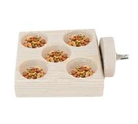 de Madera para pájaros, de Madera para Loros, Juguetes para posadas de pájaros en Jaula para cacatúas, Gris Africano, Guacamayo, Conure