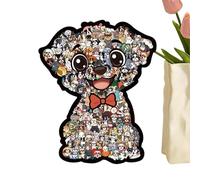 De Madera para Perros - Juguete Puzzle De Madera, Marrón Natural De 160 Piezas Divertido Y Estimulante, Puzzles Interactivos para Perros, Juego De Juego para Toda La Familia | Estante De