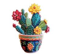 de madera para plantas de cerebro, arte de flores de cactus, juego de de Acción de Gracias, juego de colorido para adultos, adolescentes, niños, niñas, amantes