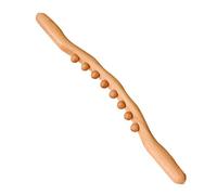 De Madera Sha - De Masaje Guasha Stick De Rodillo Muscular | Rodillo De Masaje De 8 10 Cuentas Para Espalda, Cuello, Piernas, Brazos, Hombros, Alivio Del Dolor Muscular