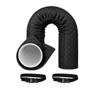 de manga de aislamiento para pantalones AC portátiles de 150 x 52 cm, tela Oxford de 150 x 52 cm, 250 g con 2 correas, acondicionador de aire, tubo de escape, protector térmico, ahorro de